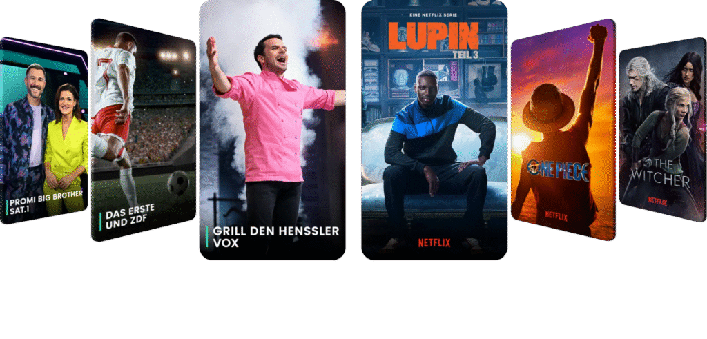 Sélection de films, séries, émissions et programmes sportifs